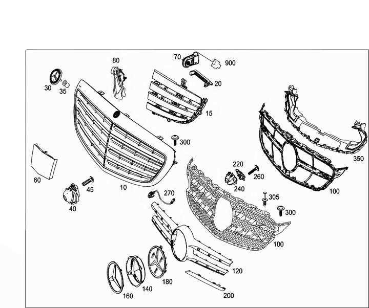 mercedes w164 parts diagram