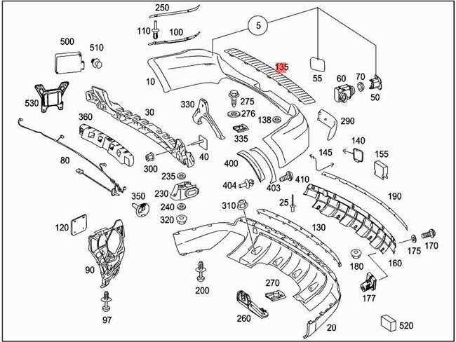 mercedes w164 parts diagram