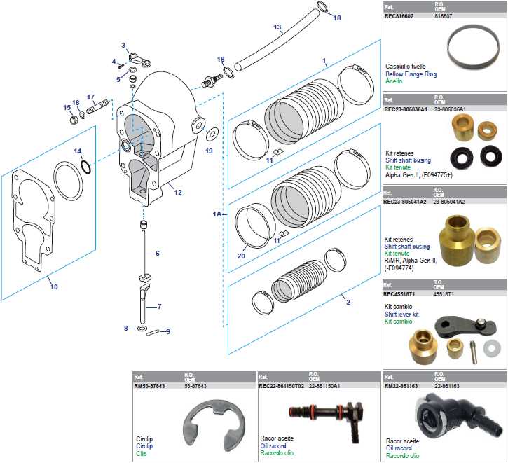 mercruiser alpha one gen 2 outdrive parts diagram