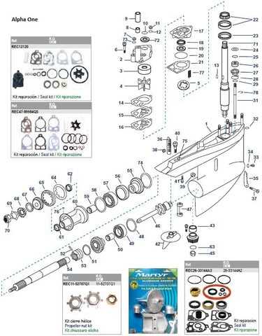 mercruiser alpha one parts diagram