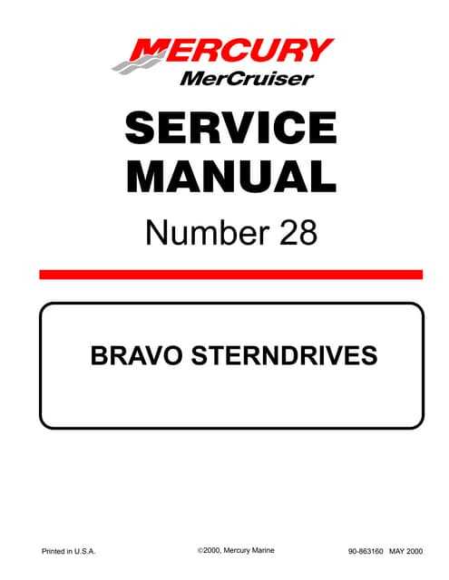 mercruiser bravo one parts diagram