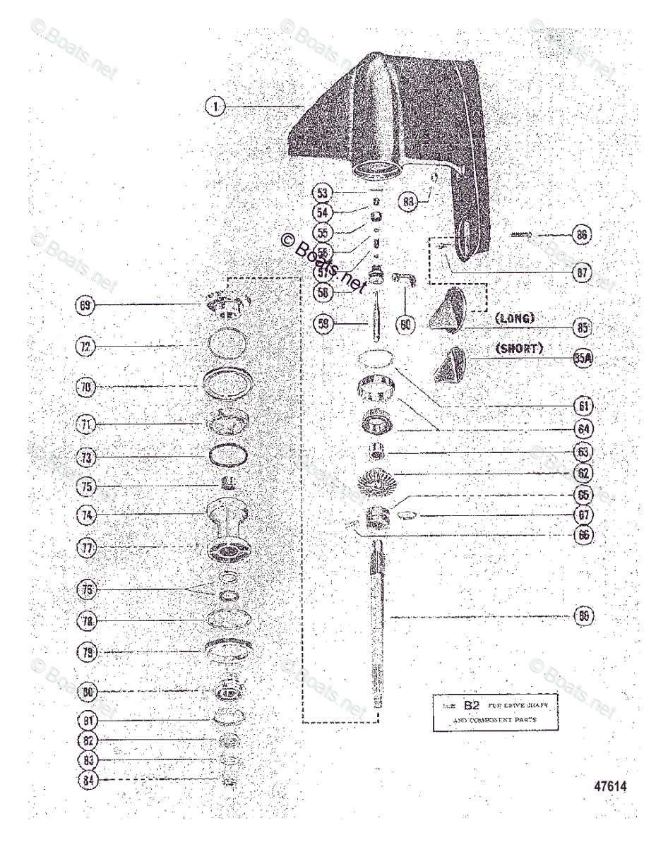 mercruiser lower unit parts diagram