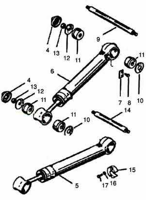 mercruiser trim cylinder parts diagram