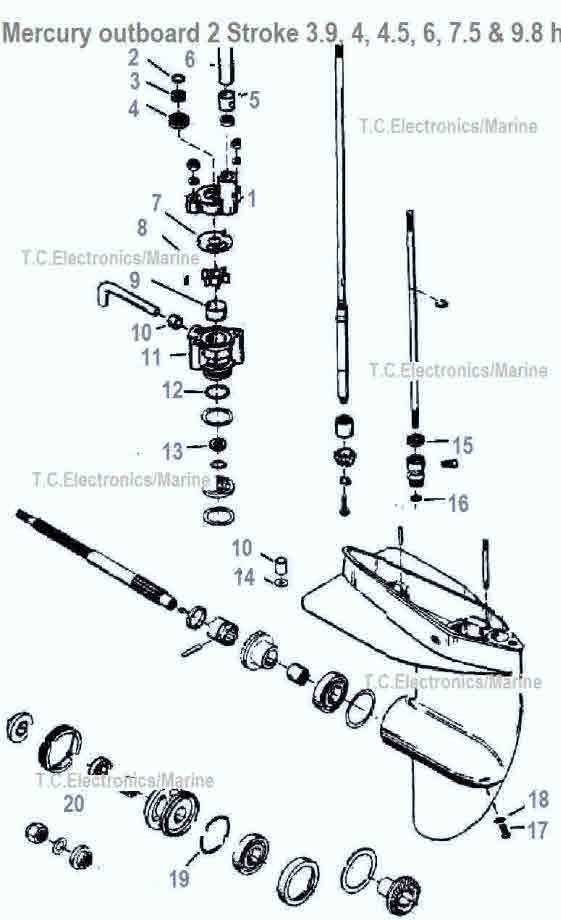 mercury marine parts diagram