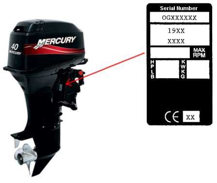 mercury motor parts diagram