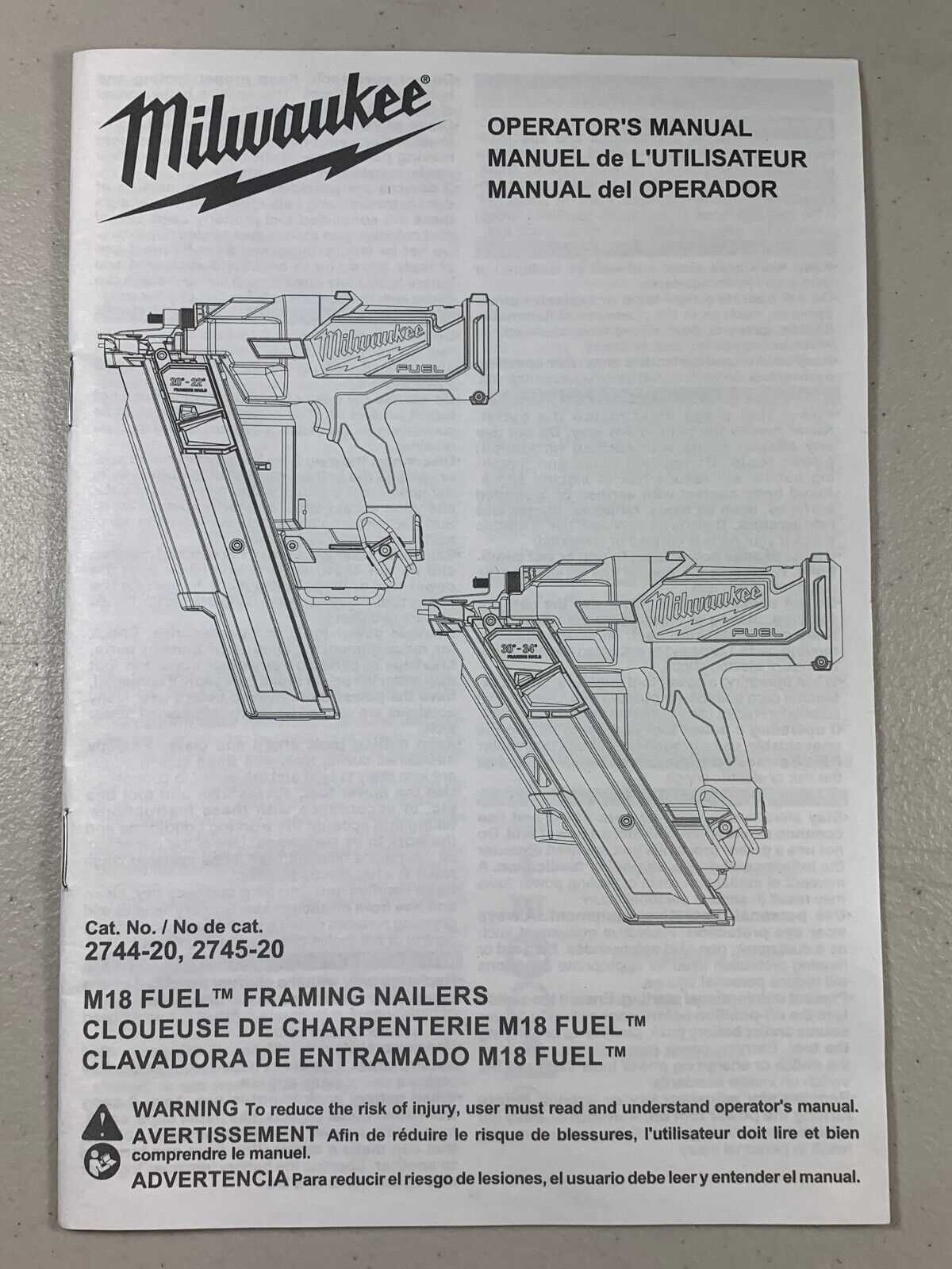 milwaukee 2745 20 parts diagram