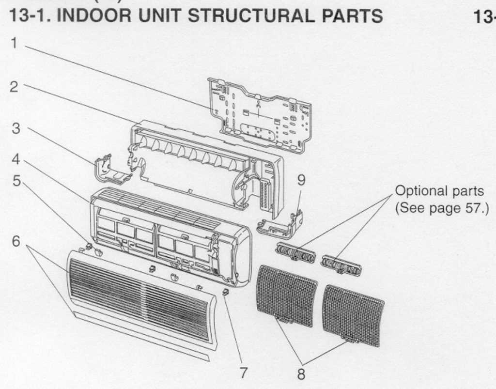 mini split parts diagram