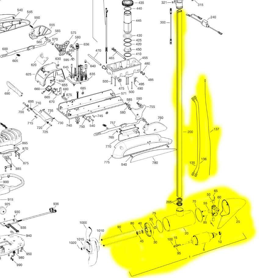 minn kota maxxum 55 parts diagram