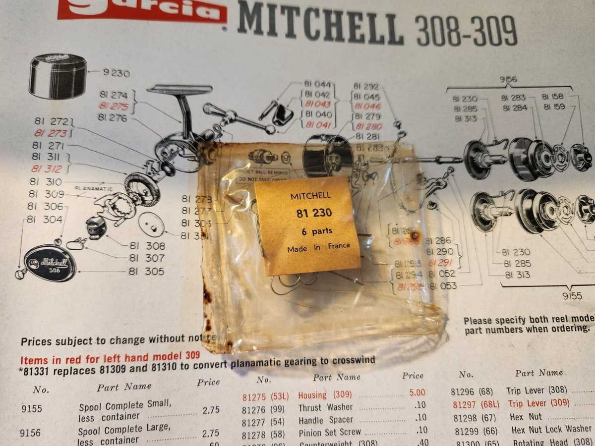 mitchell 300x reel parts diagram