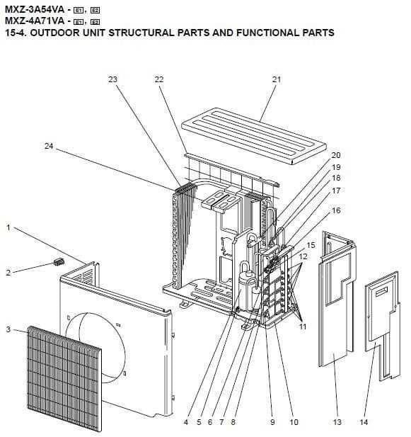 mitsubishi mr slim parts diagram