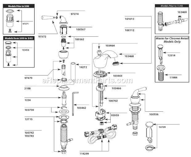 moen monticello faucet parts diagram