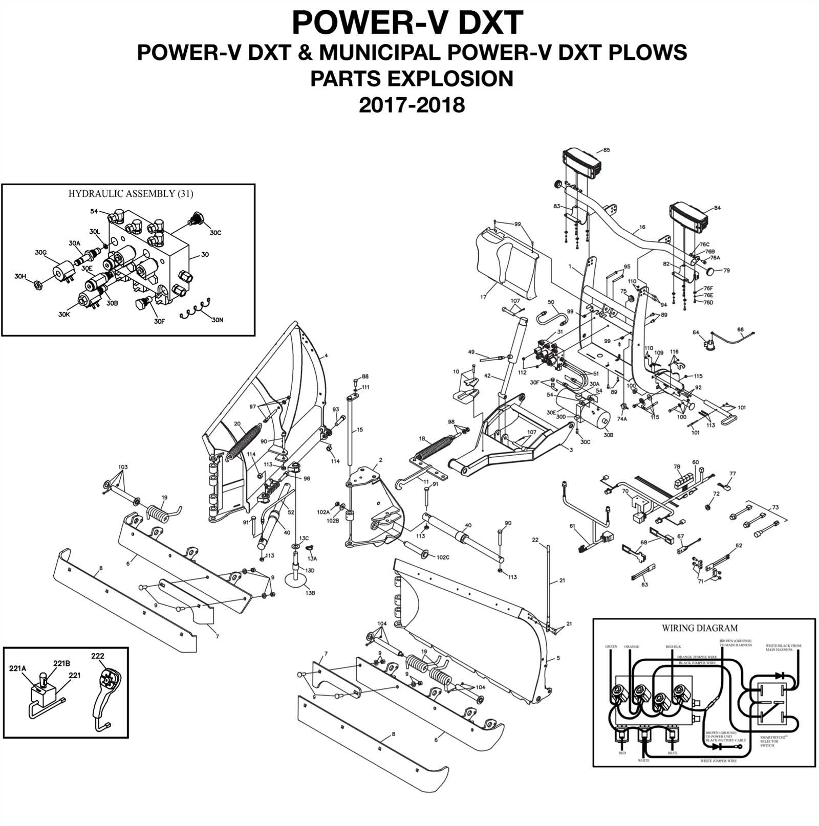 monroe snow plow parts diagram