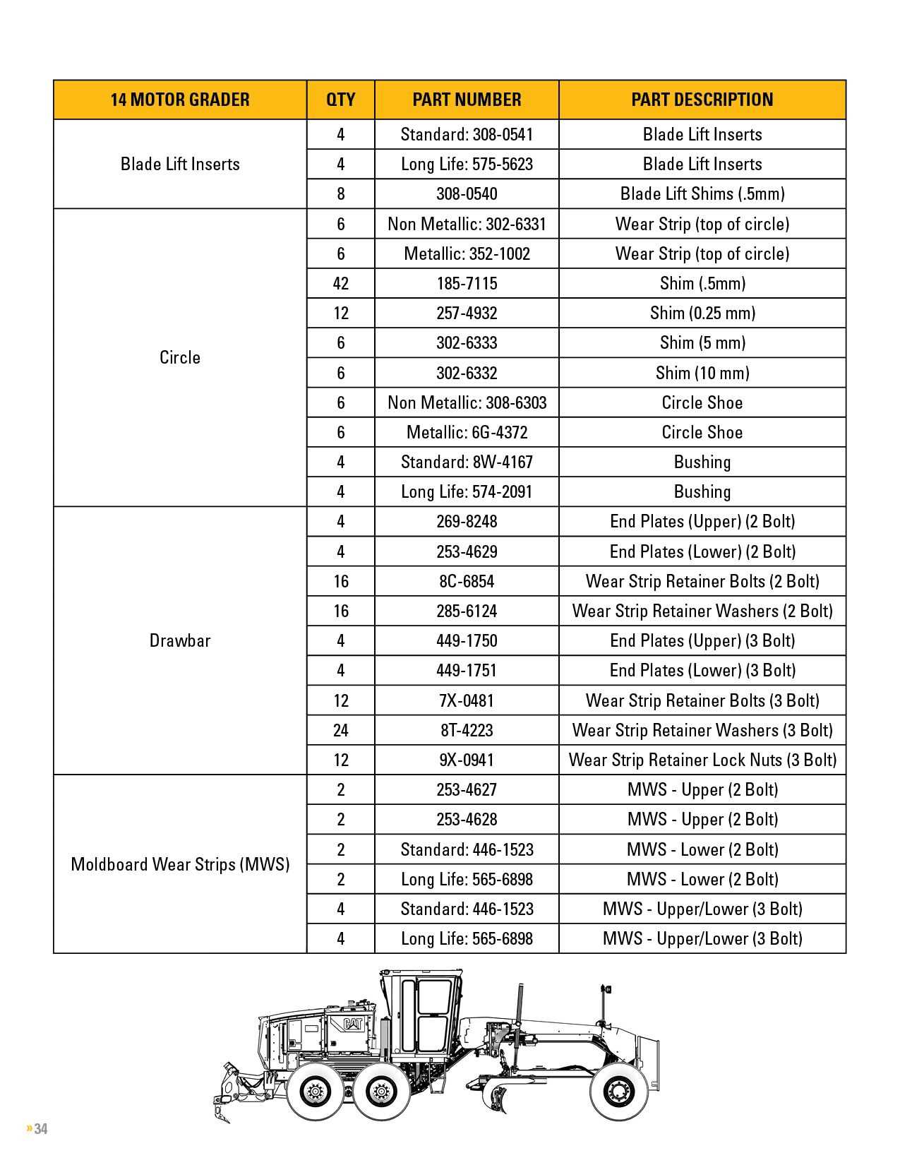 motor grader parts diagram pdf