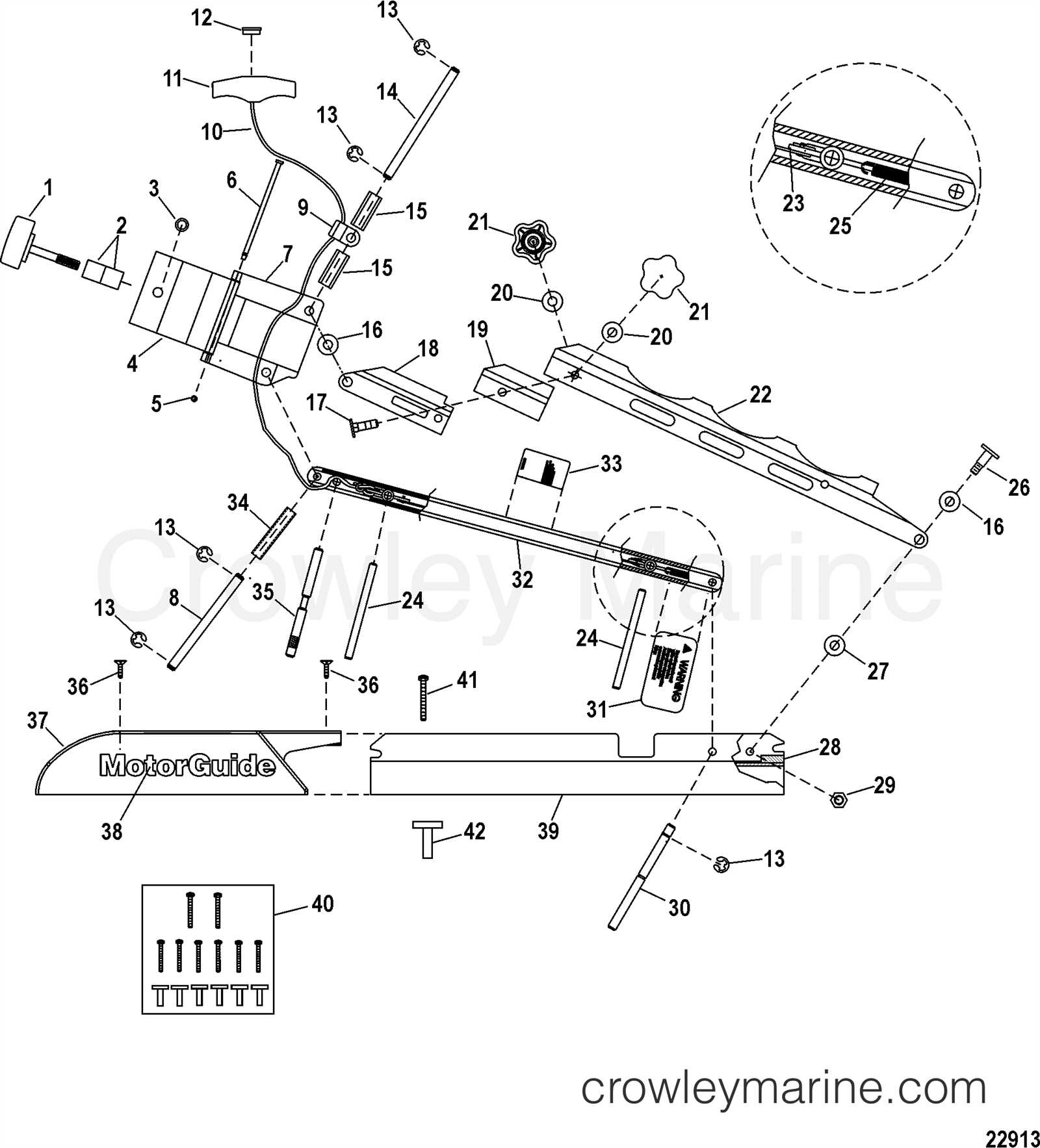 motor guide trolling motor parts diagram