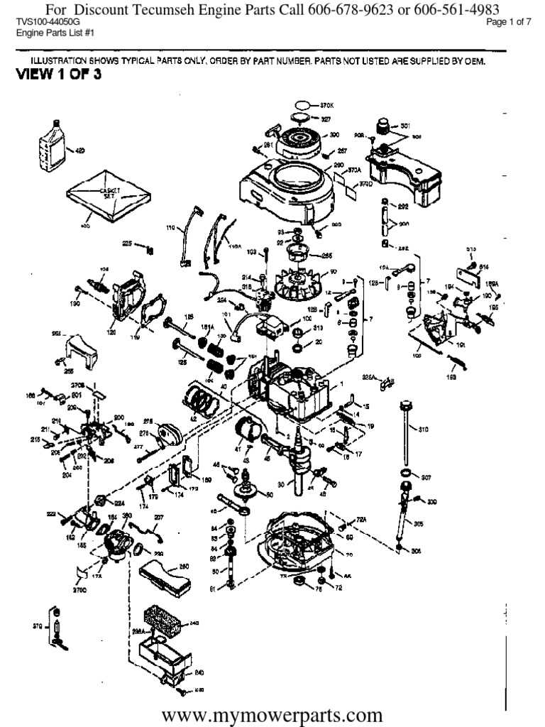 motor parts diagram