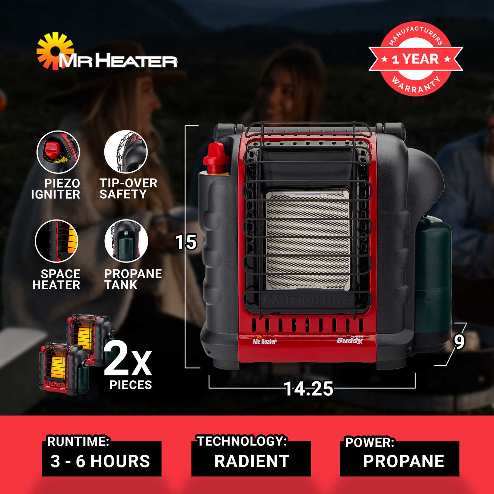 mr heater buddy parts diagram