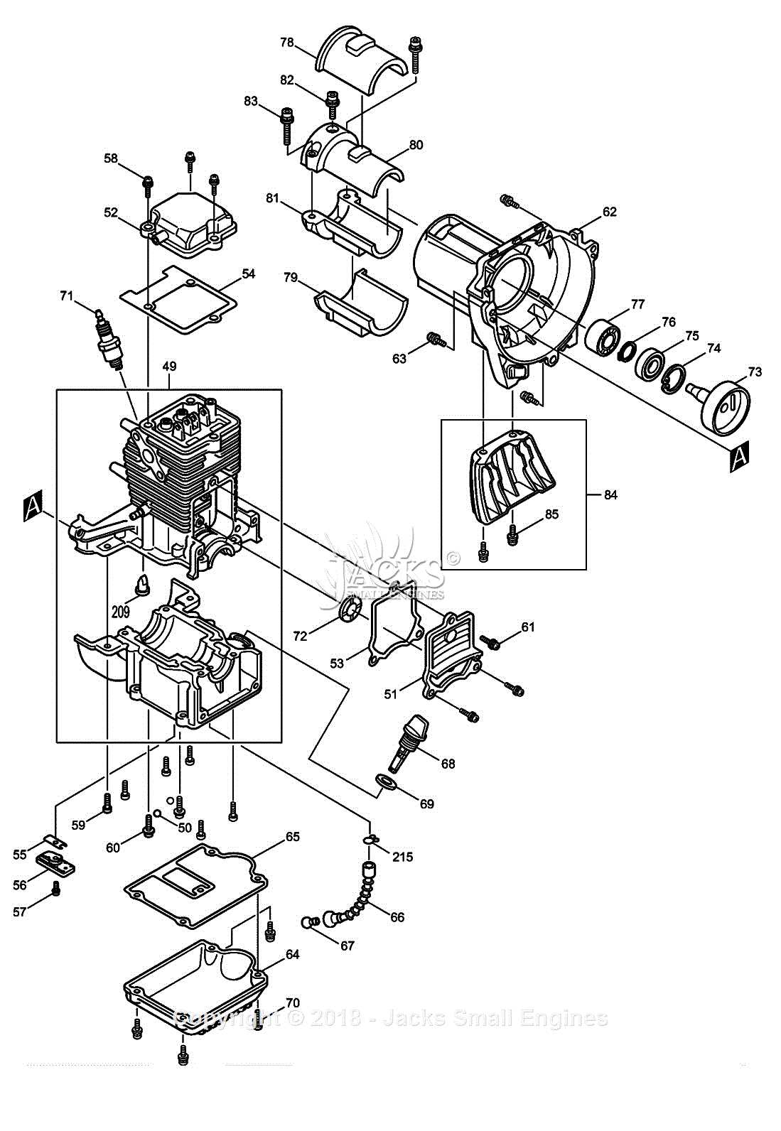 ms251 parts diagram