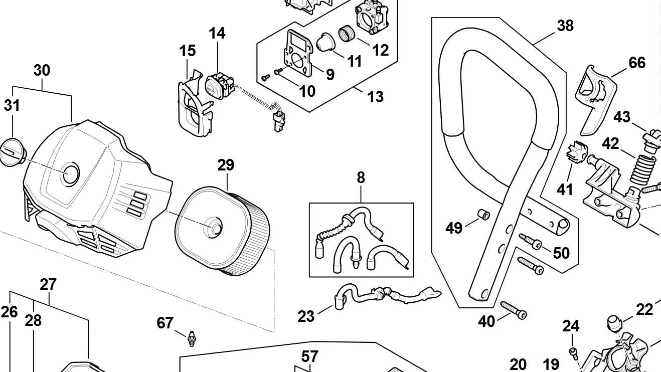 ms261c parts diagram