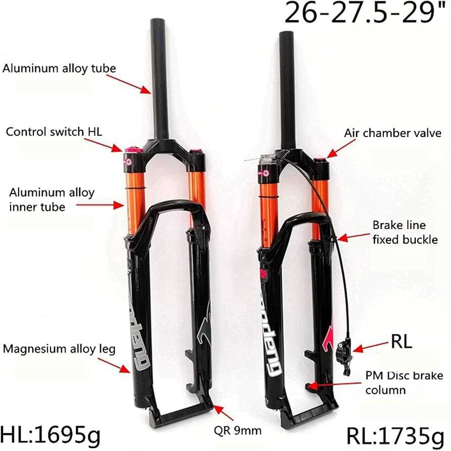 mtb fork parts diagram