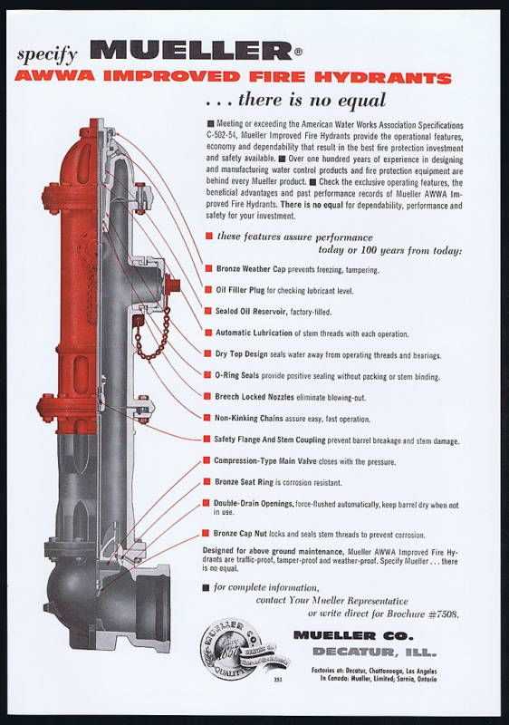 mueller fire hydrant parts diagram