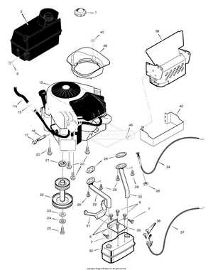 murray riding mower parts diagram