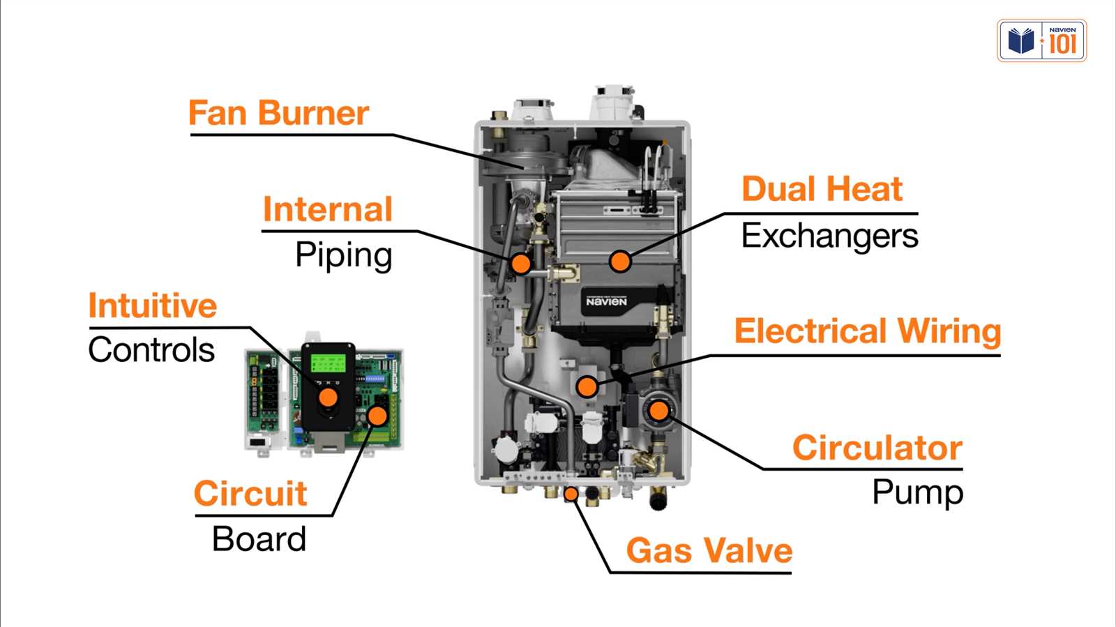 navien tankless water heater parts diagram