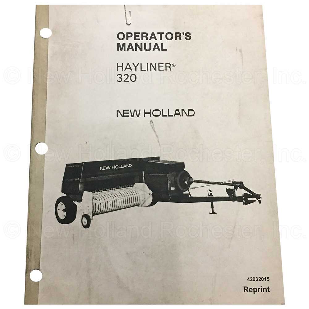 new holland 316 baler parts diagram