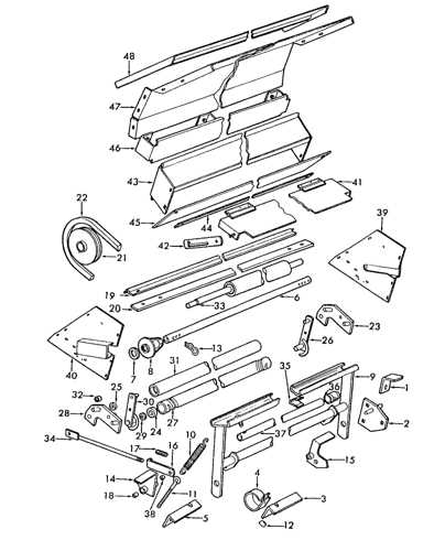 new holland 848 round baler parts diagram