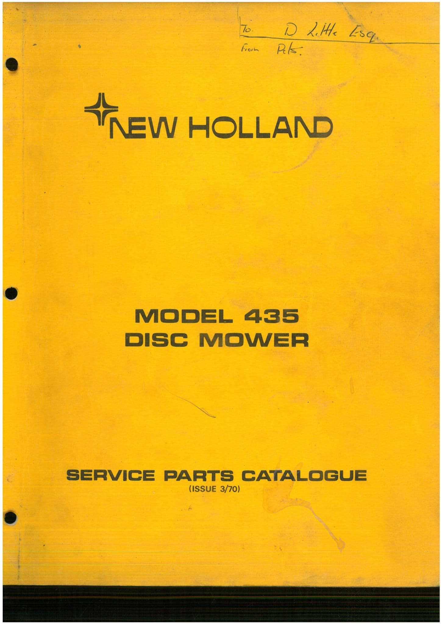 new holland disc mower parts diagram