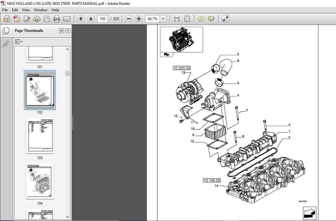 new holland ls170 parts diagram