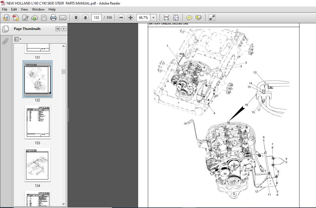 new holland parts diagram