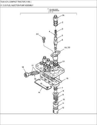 new holland tc40da parts diagram