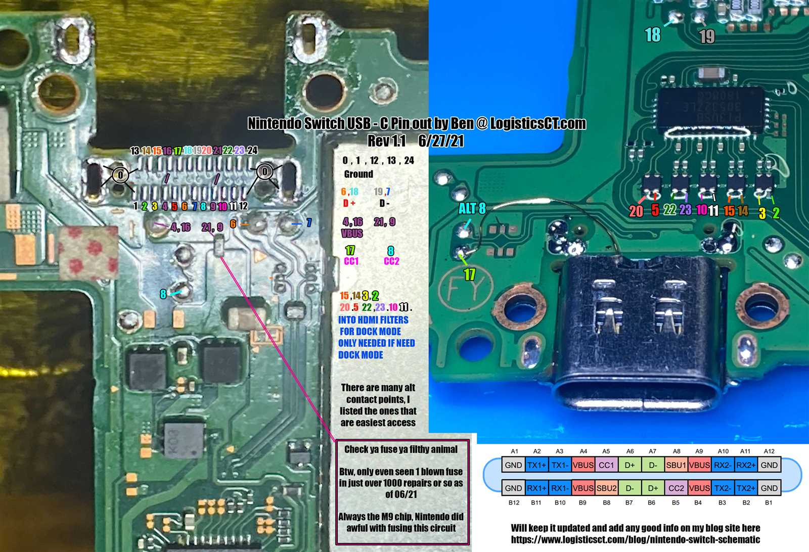 nintendo switch parts diagram