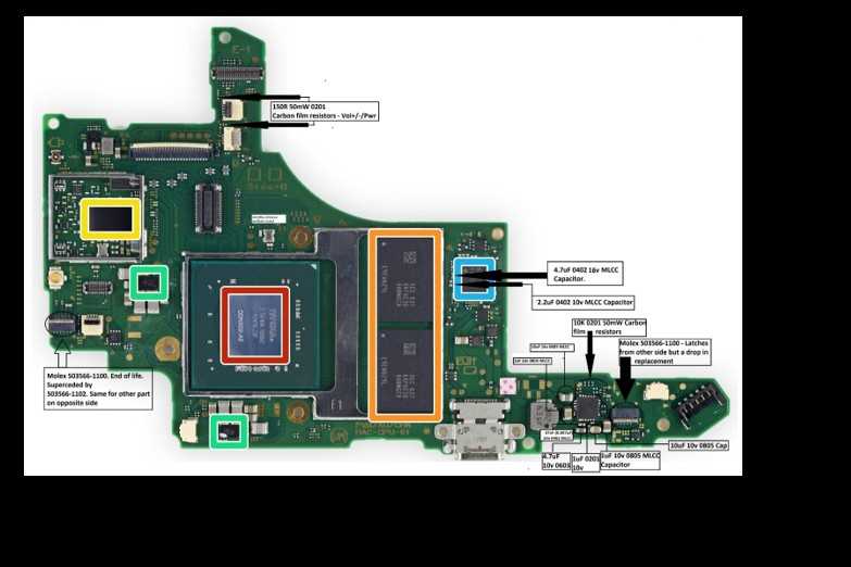 nintendo switch parts diagram