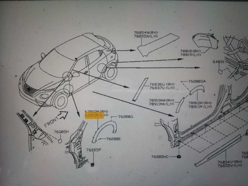 nissan juke parts diagram