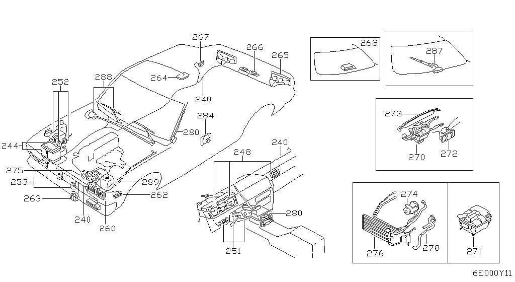 nissan sentra body parts diagram