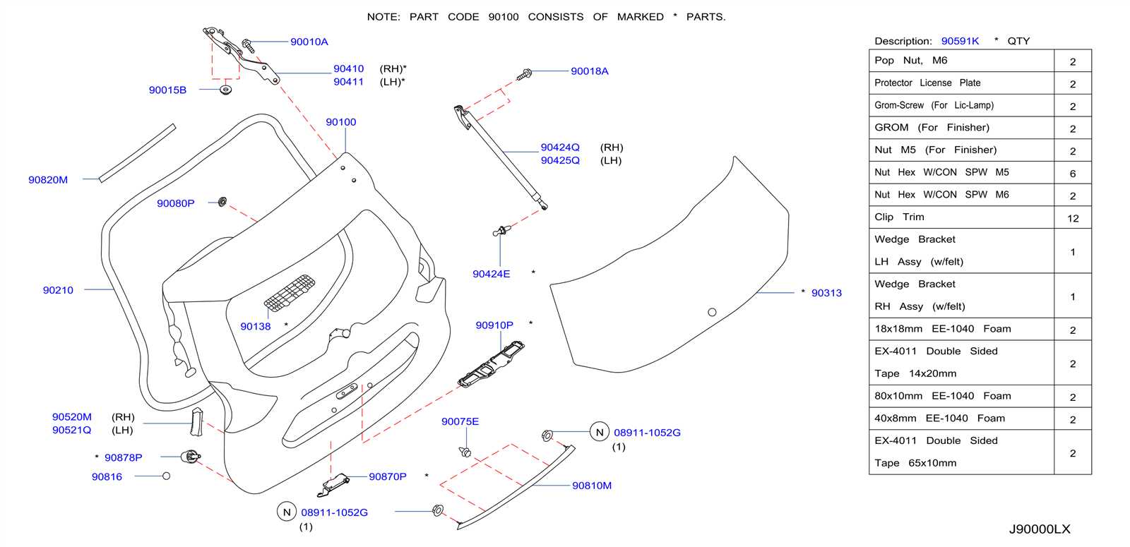 nissan xterra parts diagram