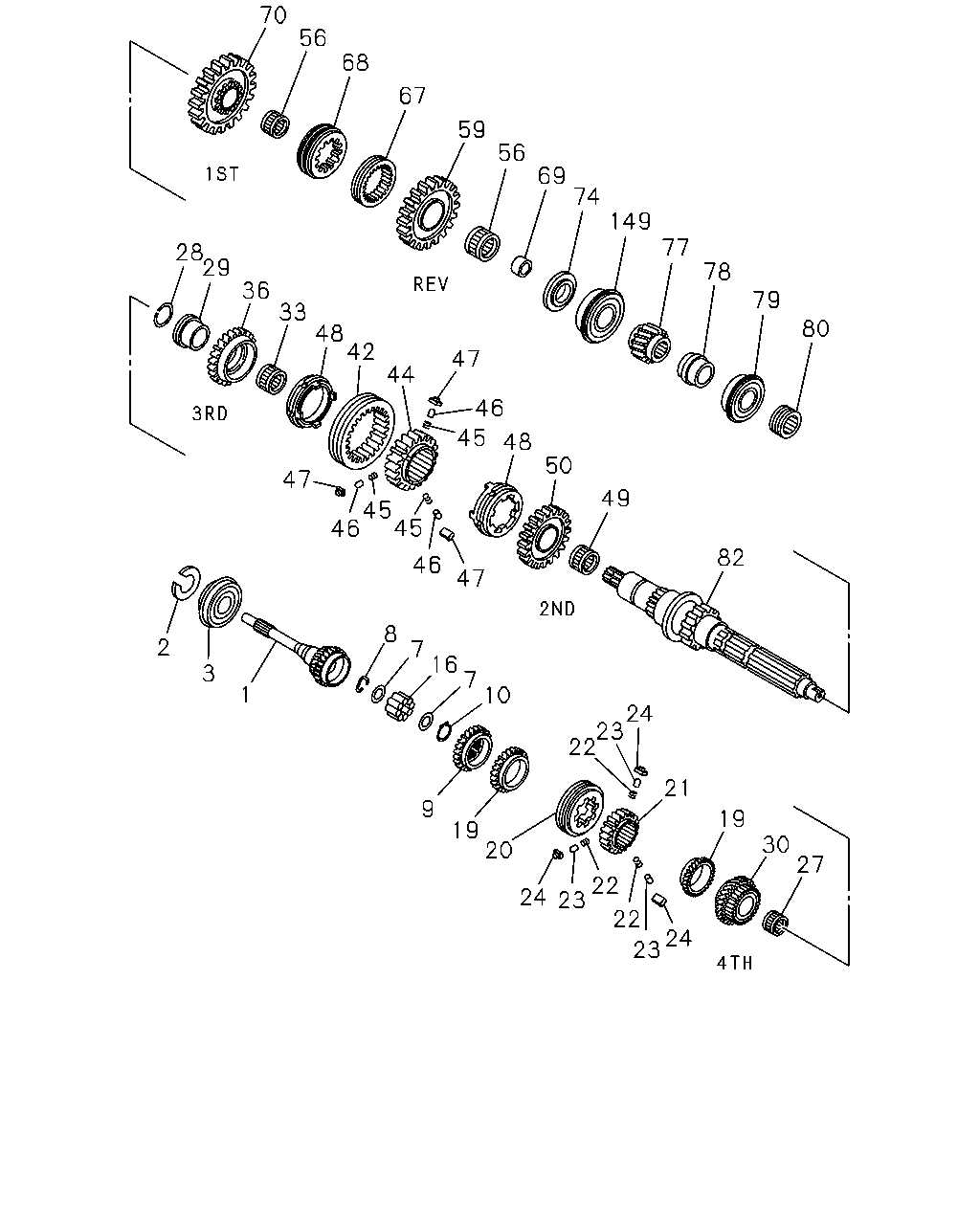 nv4500 transmission parts diagram