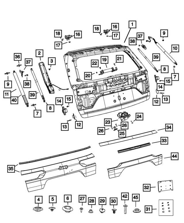 oem jeep parts diagram