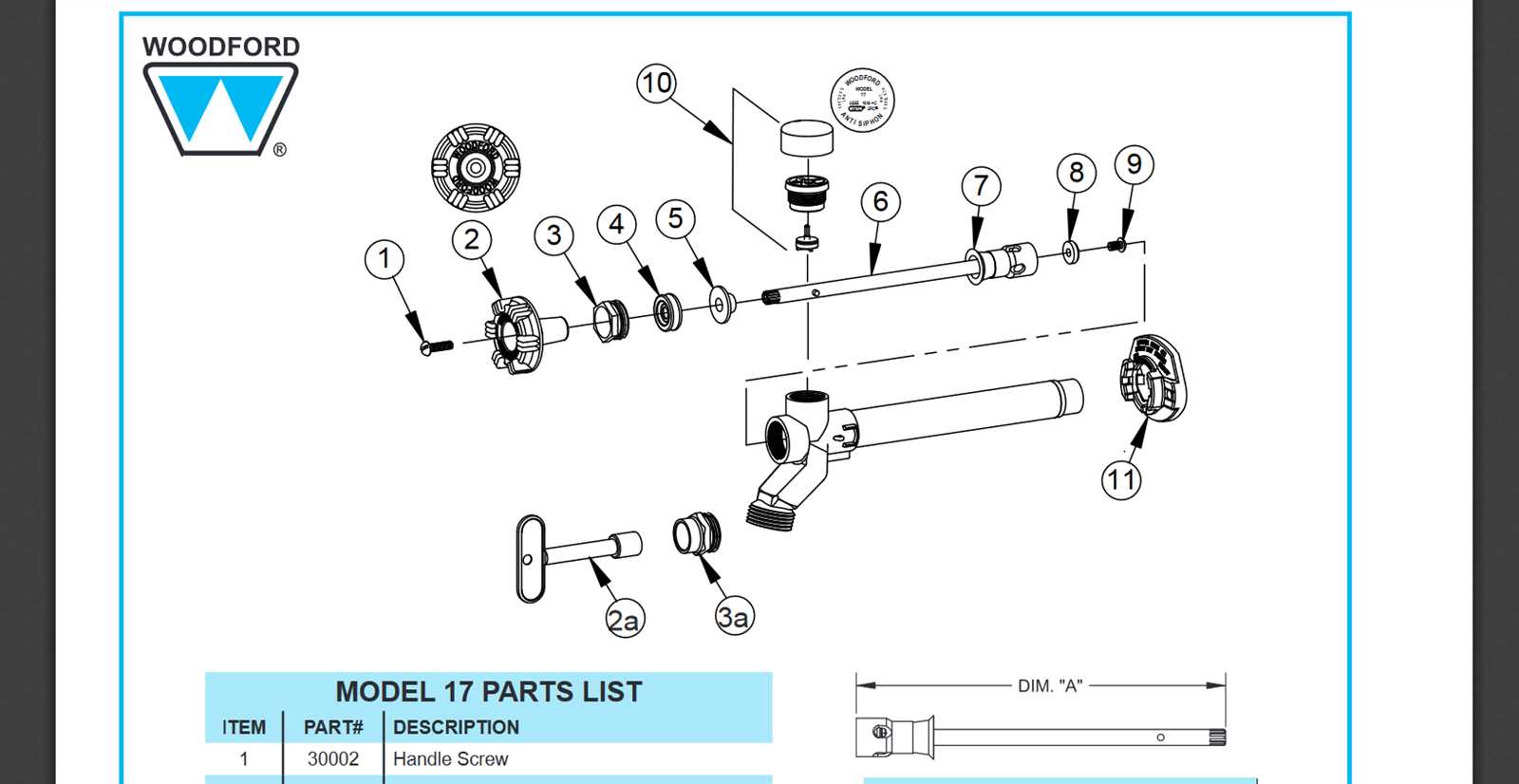 old outdoor faucet parts diagram