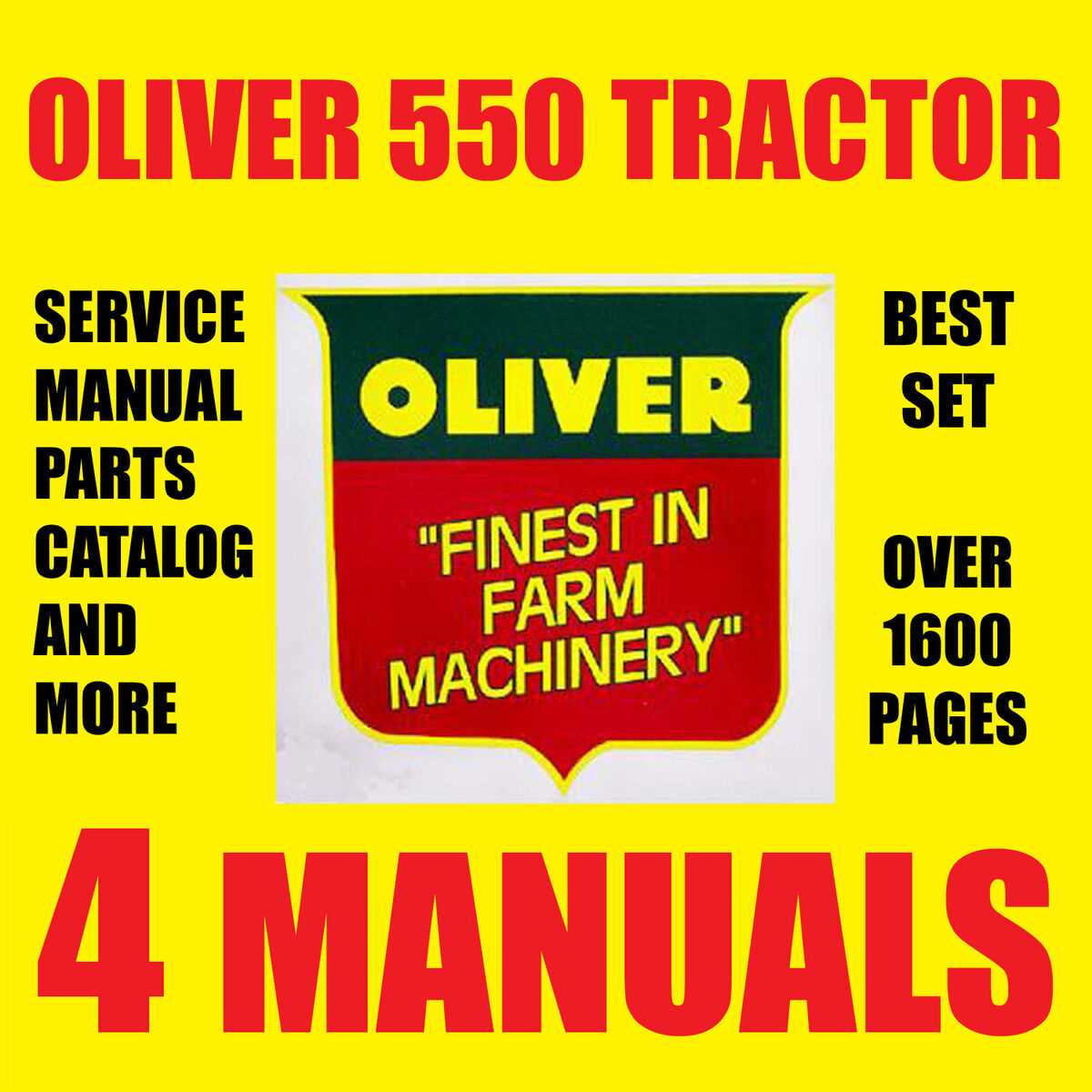 oliver 550 parts diagram