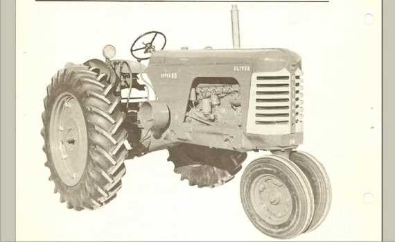 oliver tractor parts diagram