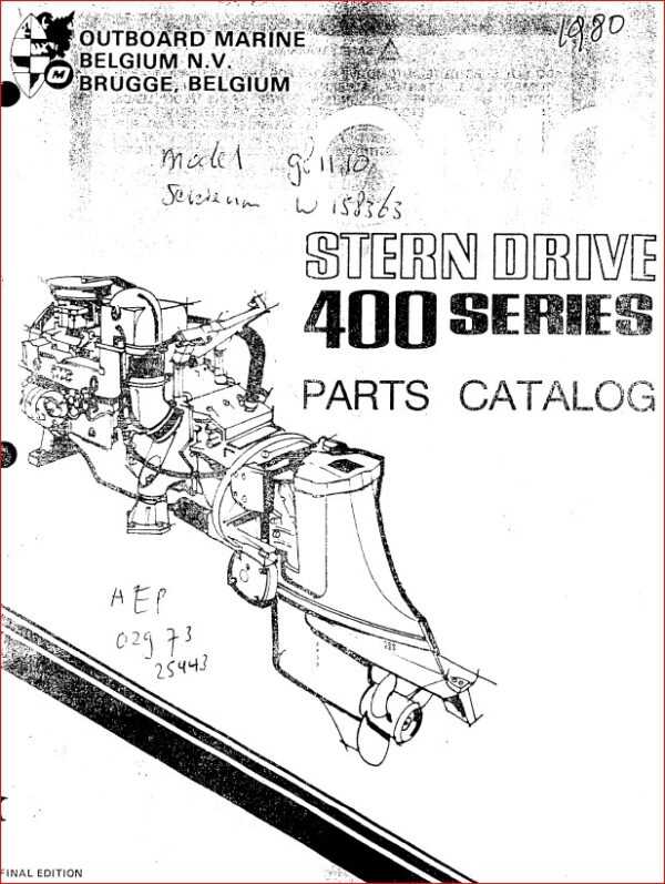 omc sterndrive parts diagram