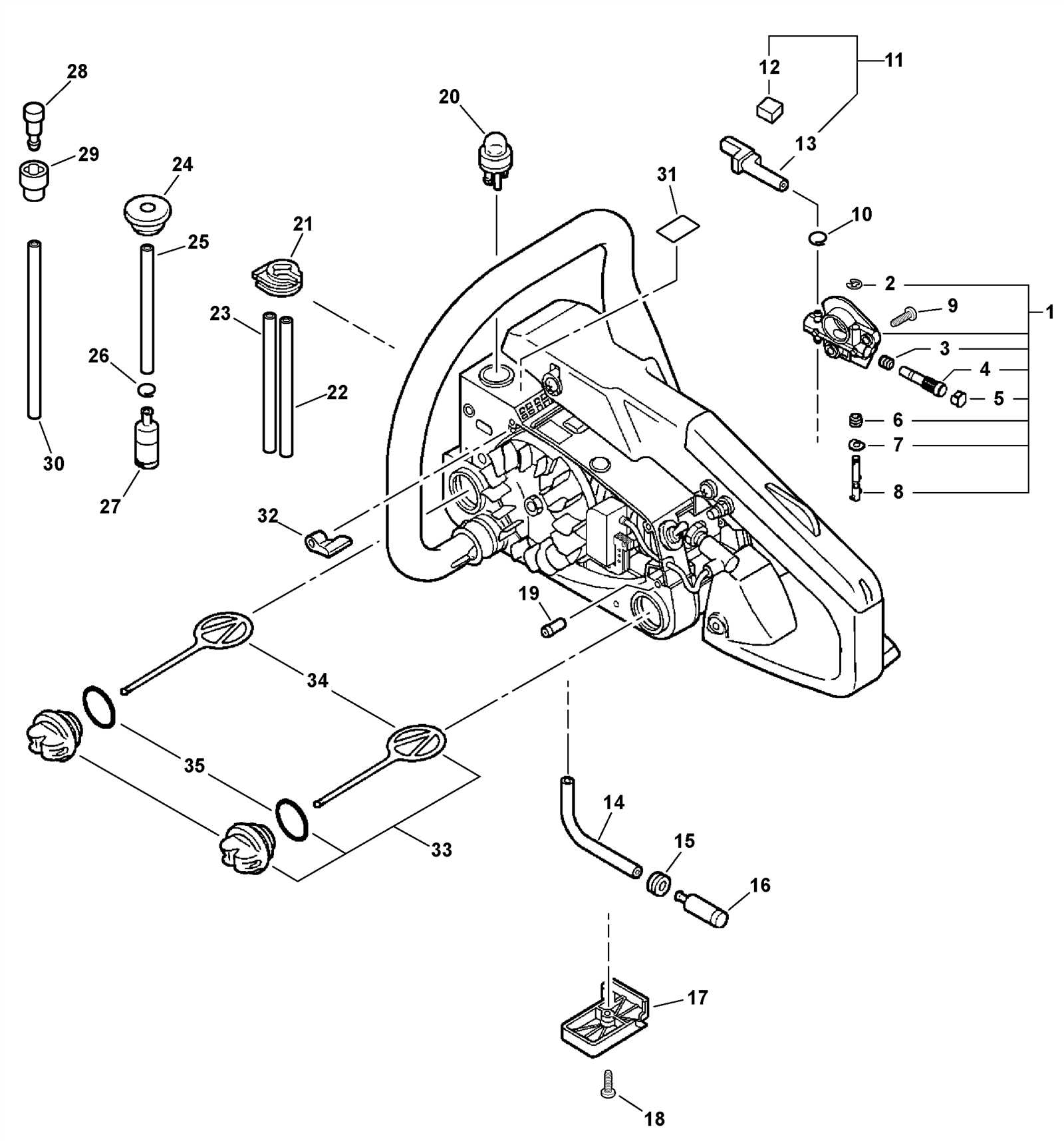 oregon chainsaw sharpener parts diagram