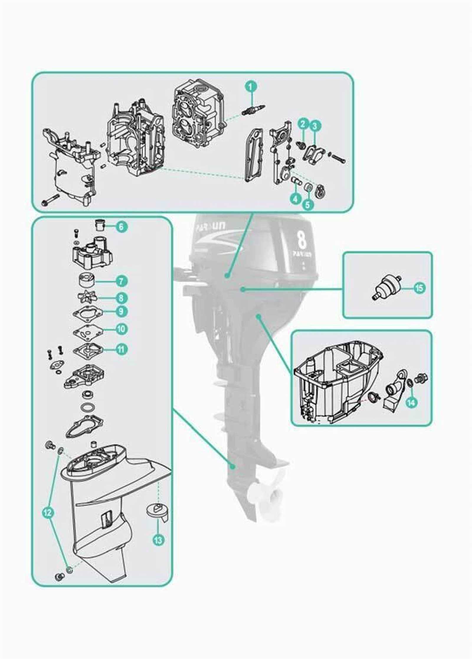 outboard motor parts diagram