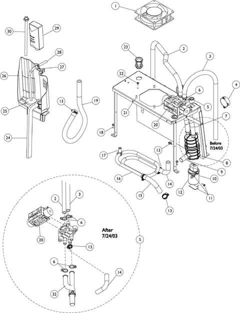 oxygen concentrator parts diagram