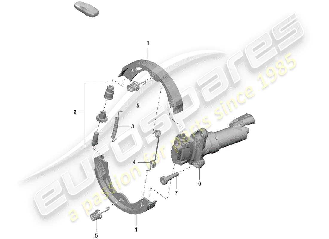 parking brake parts diagram