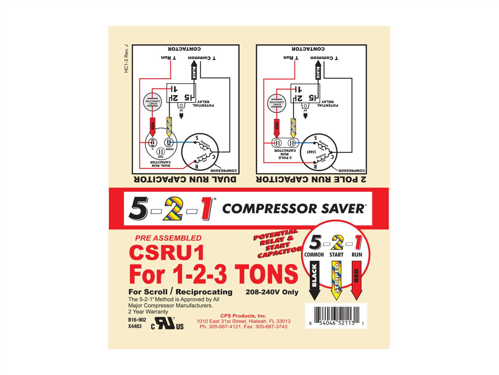 part winding start compressor wiring diagram