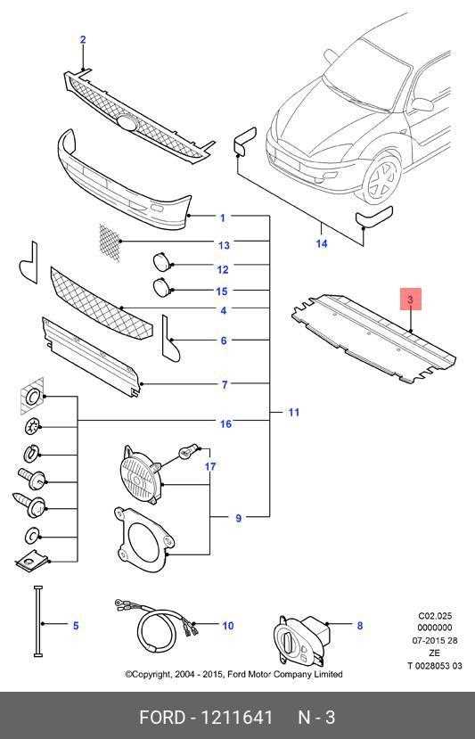 parts catalogue ford fiesta parts diagram