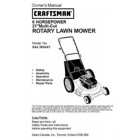 parts diagram craftsman riding mower